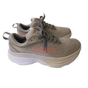 Hoka One One Bondi 8 Womens Size 8.5D Wide Running Shoes Harbor Mist F27422C